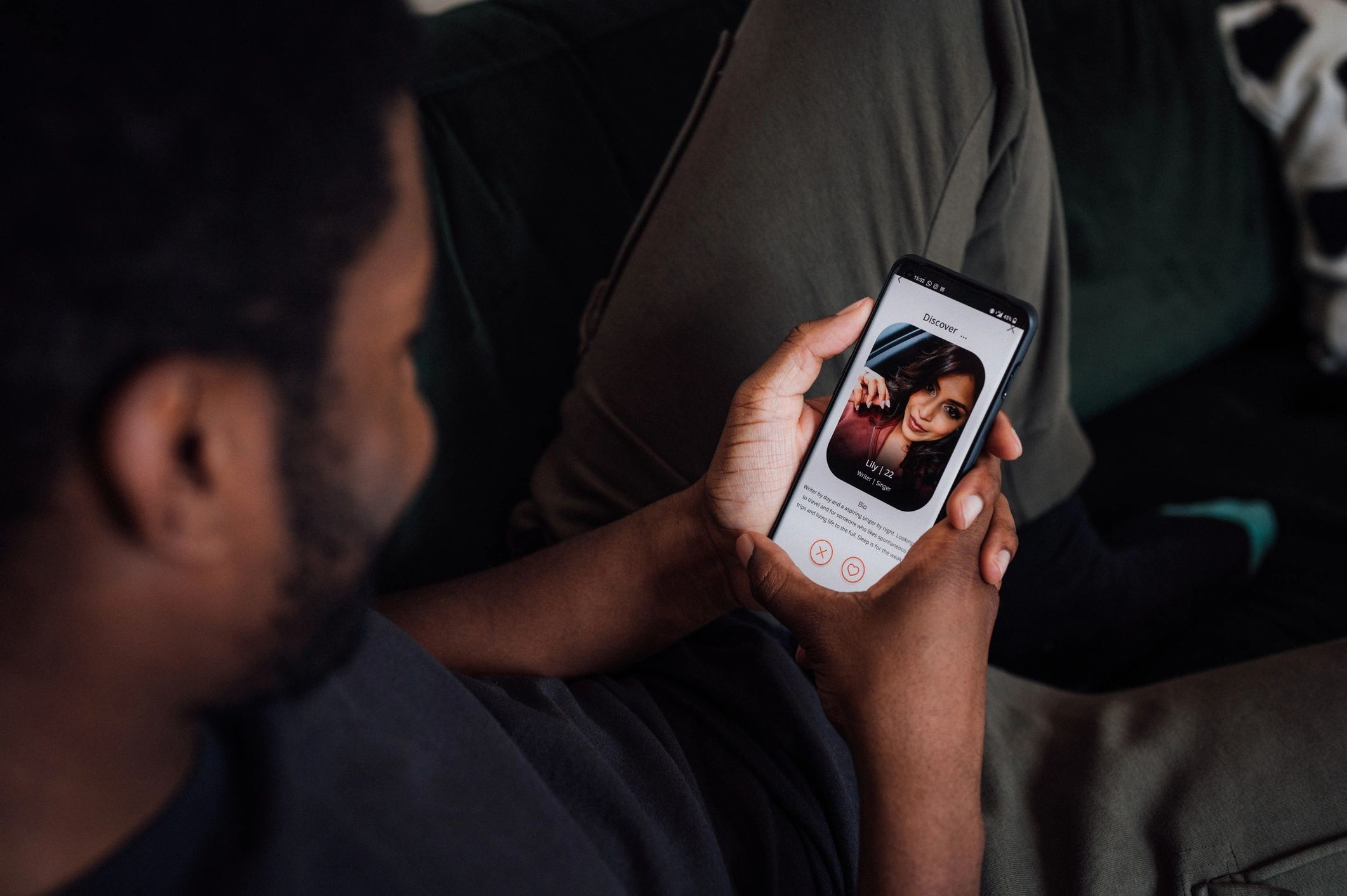 online dating profile creation modern